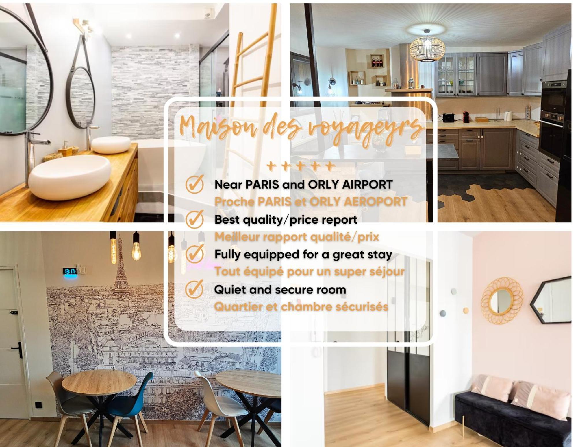 Chambre confort - PARIS-ORLY - Séjour chez l'habitant Choisy-le-Roi Esterno foto